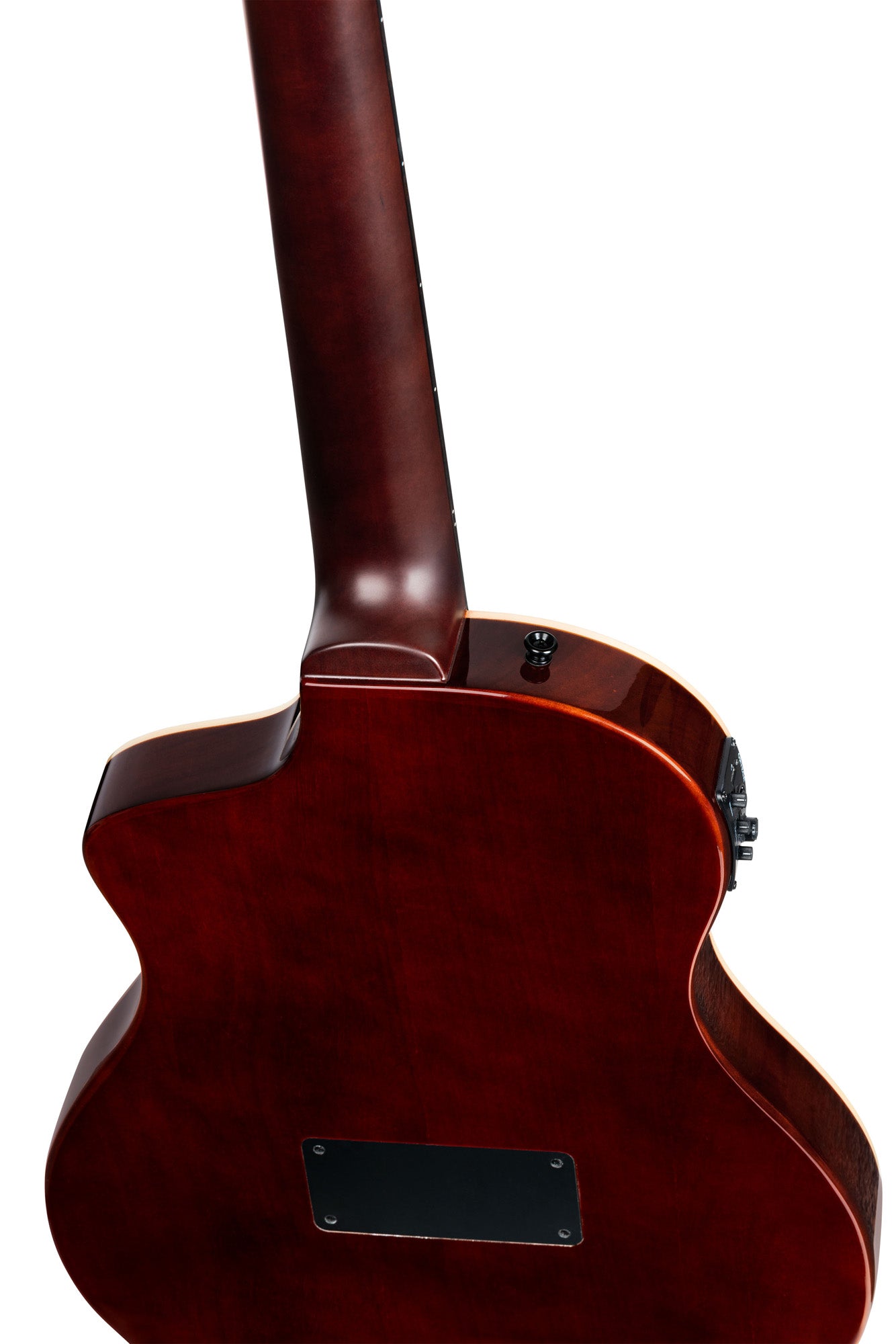 RTPSTD-NAT, modèle TourPlayer, EQ Magus X, corps okoumé, table épicéa, sillet 48 mm, housse, naturel brillant