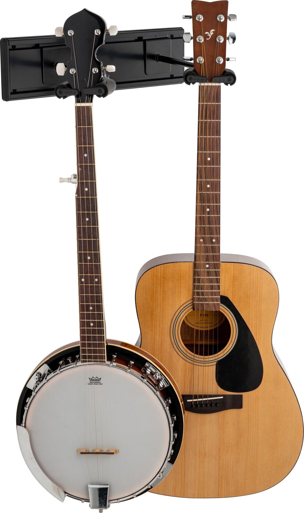 HERCULES GSP402SB SUPPORT MURAL 2 GUITARES