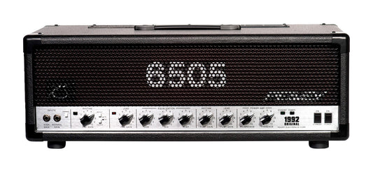 Tête amplifiée à lampes 120W, 2 canaux, EQ 3 bandes, reproduction fidèle du mythique Peavey 6505, finition noir