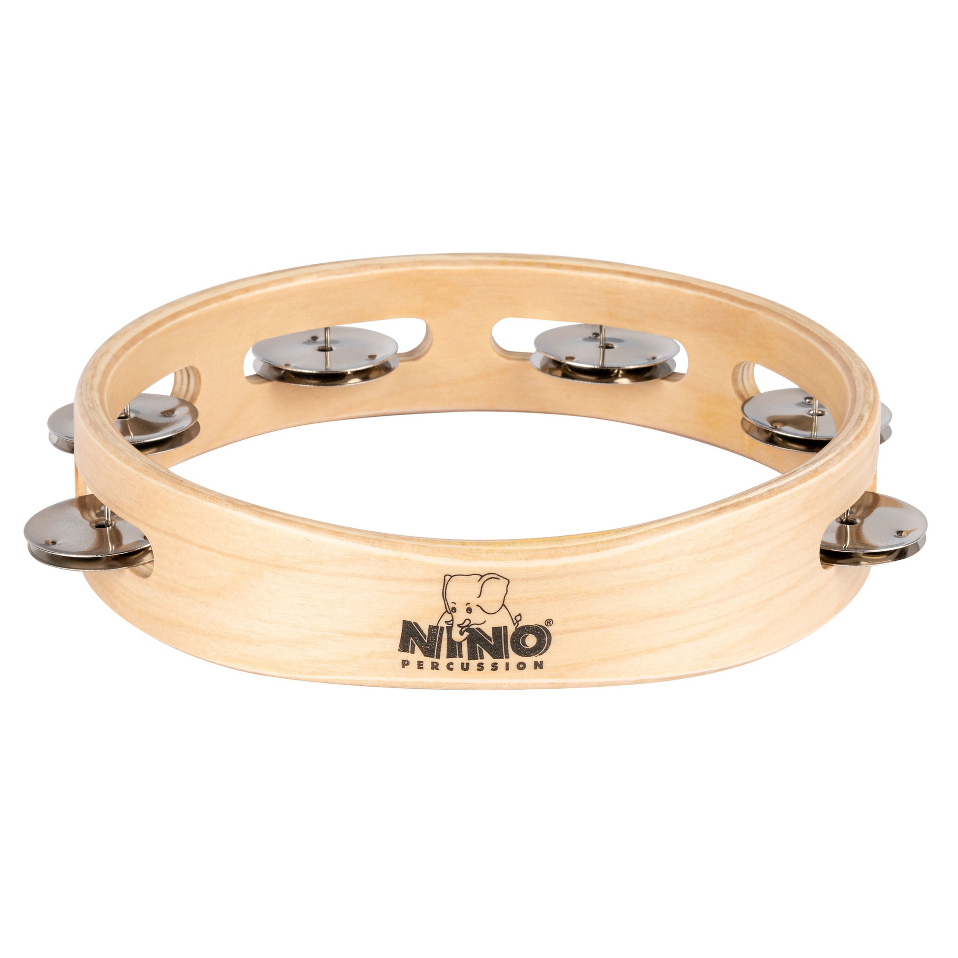 TAMBOURIN NINO BOIS 8"/1 RANG