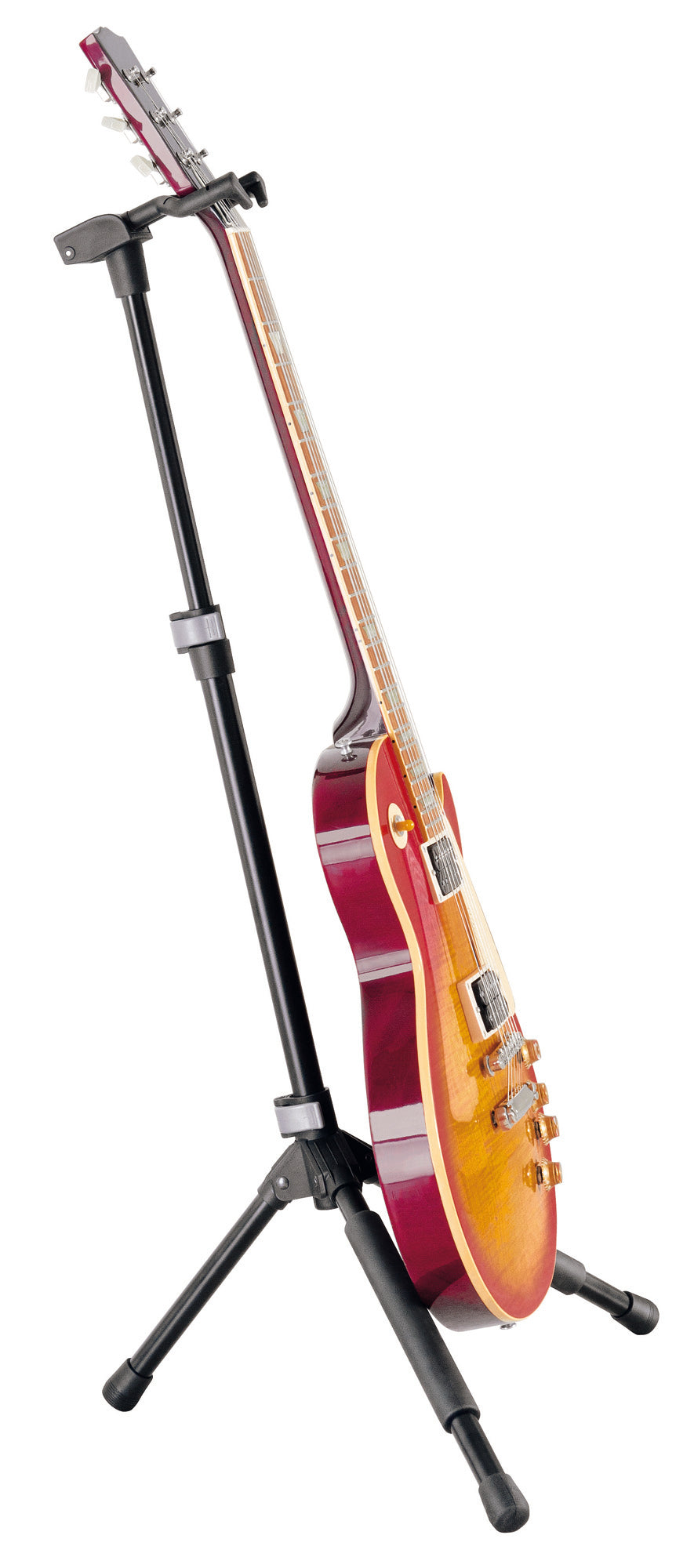 Modèle MEMPHIS PRO, toutes guitares, système de maintien breveté, pieds avec mousses protectrices,