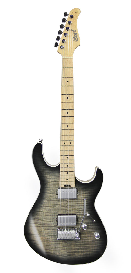 G290 FAT, série limitée, corps frêne léger, table érable flammé, touche érable birdseye, 2 micros Voiced Tone, black burst