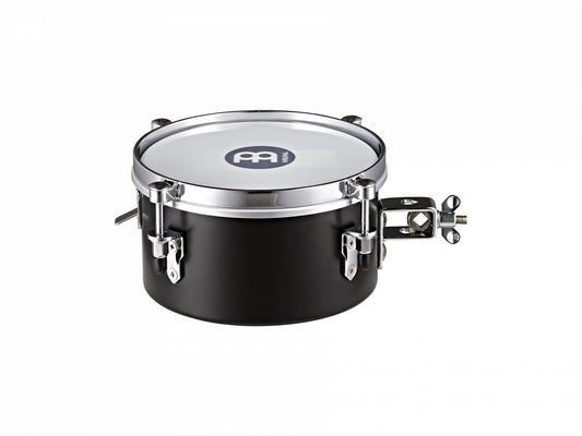 Snare timbale 8", fût acier, avec attache robuste, système d'enclenchement rapide du timbre, noir