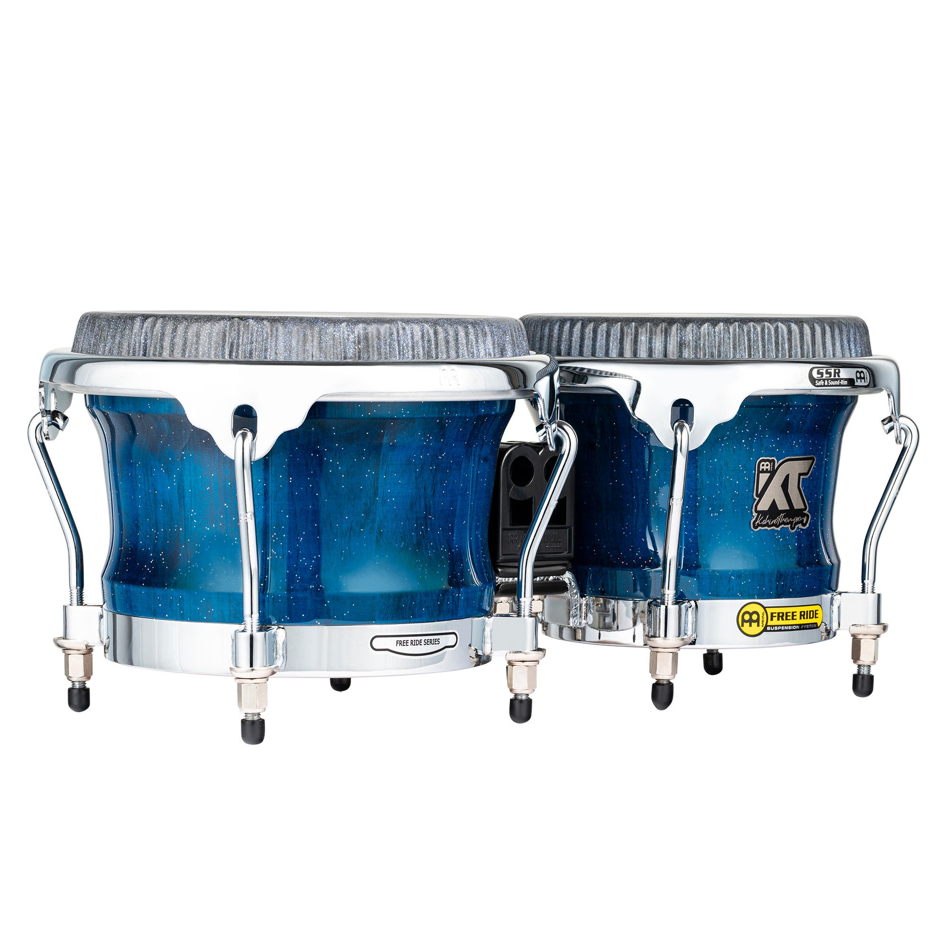 Paire bongos W. 'Kachiro' Thompson 7" & 8" 1/2