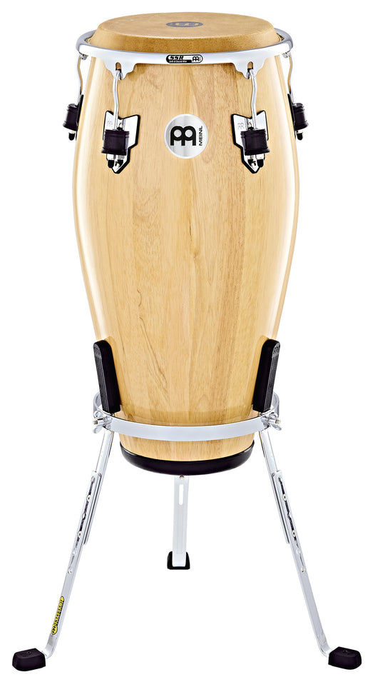 Quinto 11", hévéa, 76 cm, peau buffle, cercle SSR 2.6mm, accast. chromé, support panier Steely 2 chromé, Natural brilliant