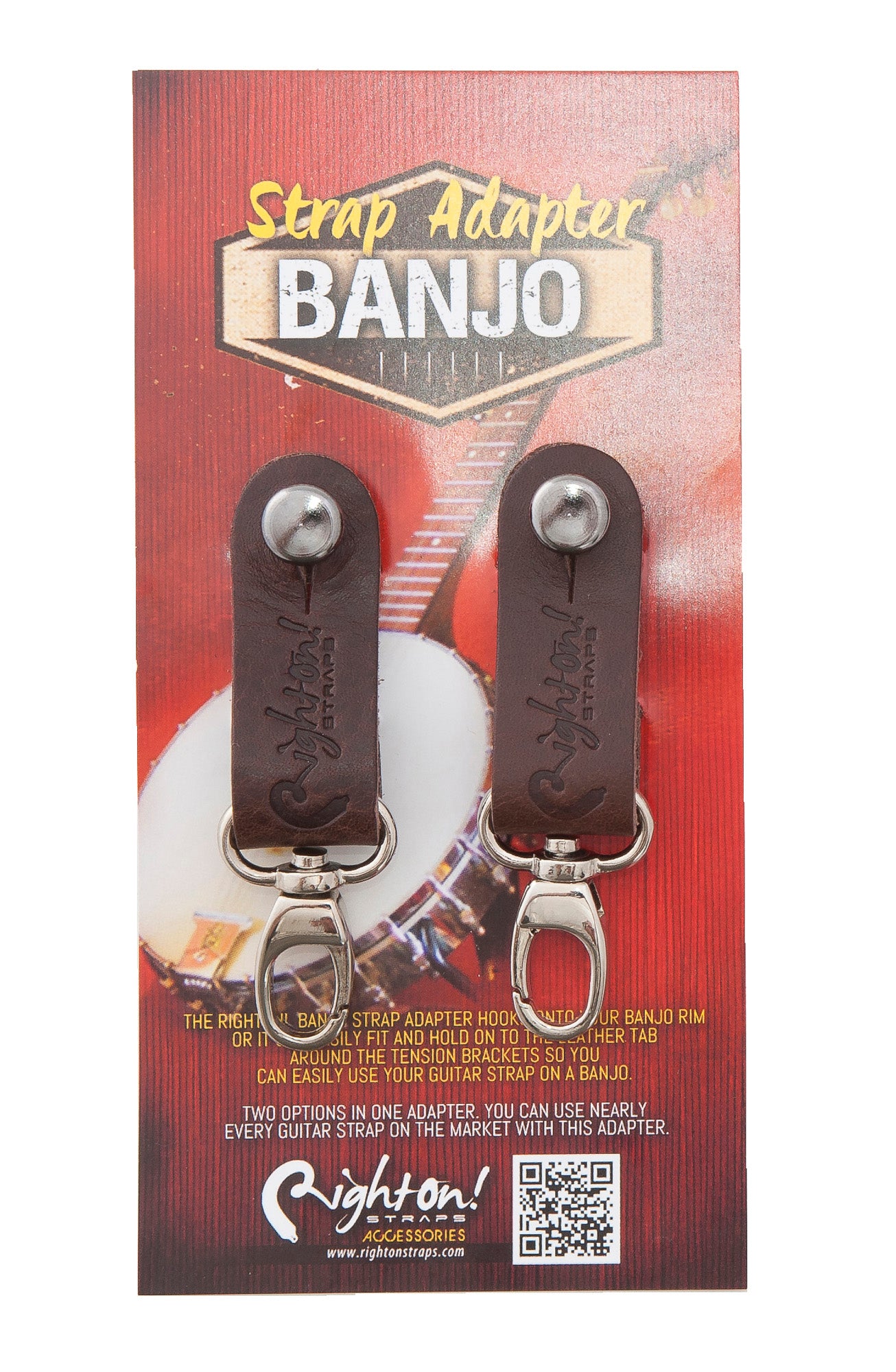 ADAPTATEUR BANJO CUIR RIGHTON STRAPS BR
