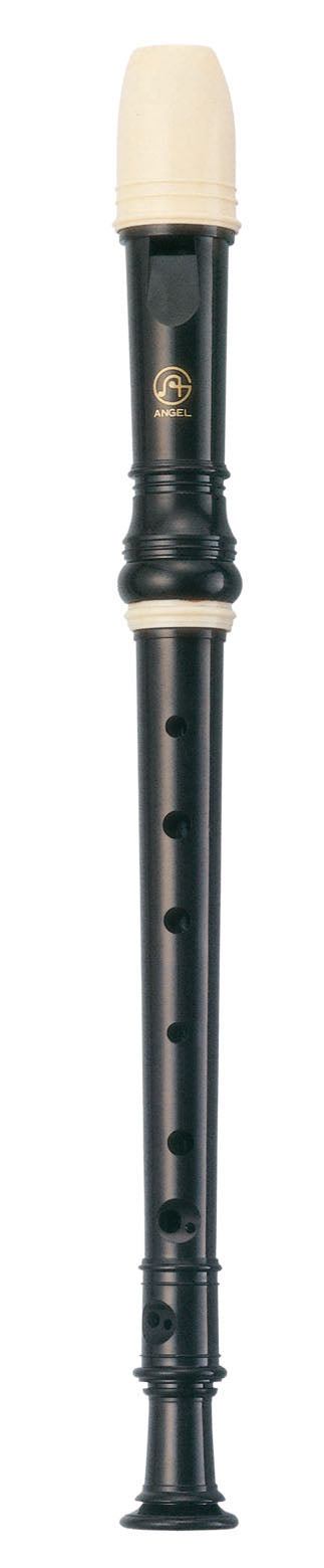 Flûte à bec soprano Angel 2531, doigté baroque, 3 parties, en étui souple