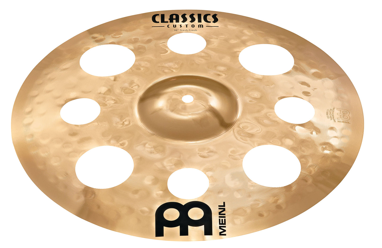 Crash Trash 18", Alliage bronze B10, Finition brillante