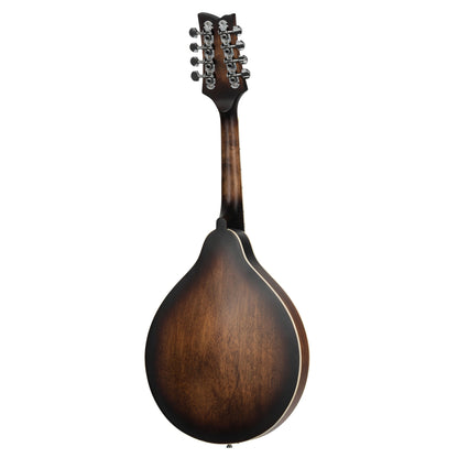 RMA30, mandoline 8 cordes style A, table épicéa, fond & éclisses érable, manche érable, whiskey burst satiné