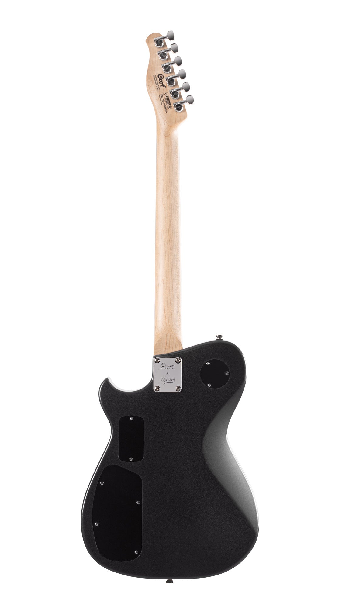 MBM-2H-SUS, signature Matt Bellamy, corps tilleul, manche érable, micros Manson & Sustainiac ,"Kill" bouton, noir satiné