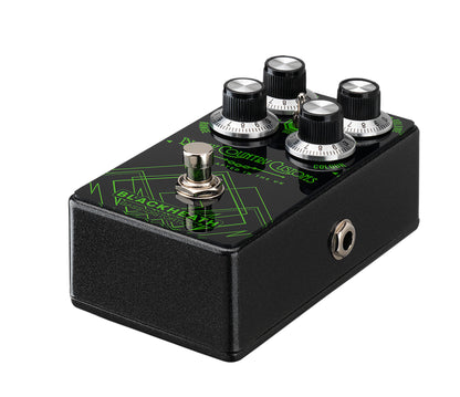 Pédale distorsion BLACKHEATH, 3 modes (DIST 1/DIST 2/OVERDRIVE), noir et vert