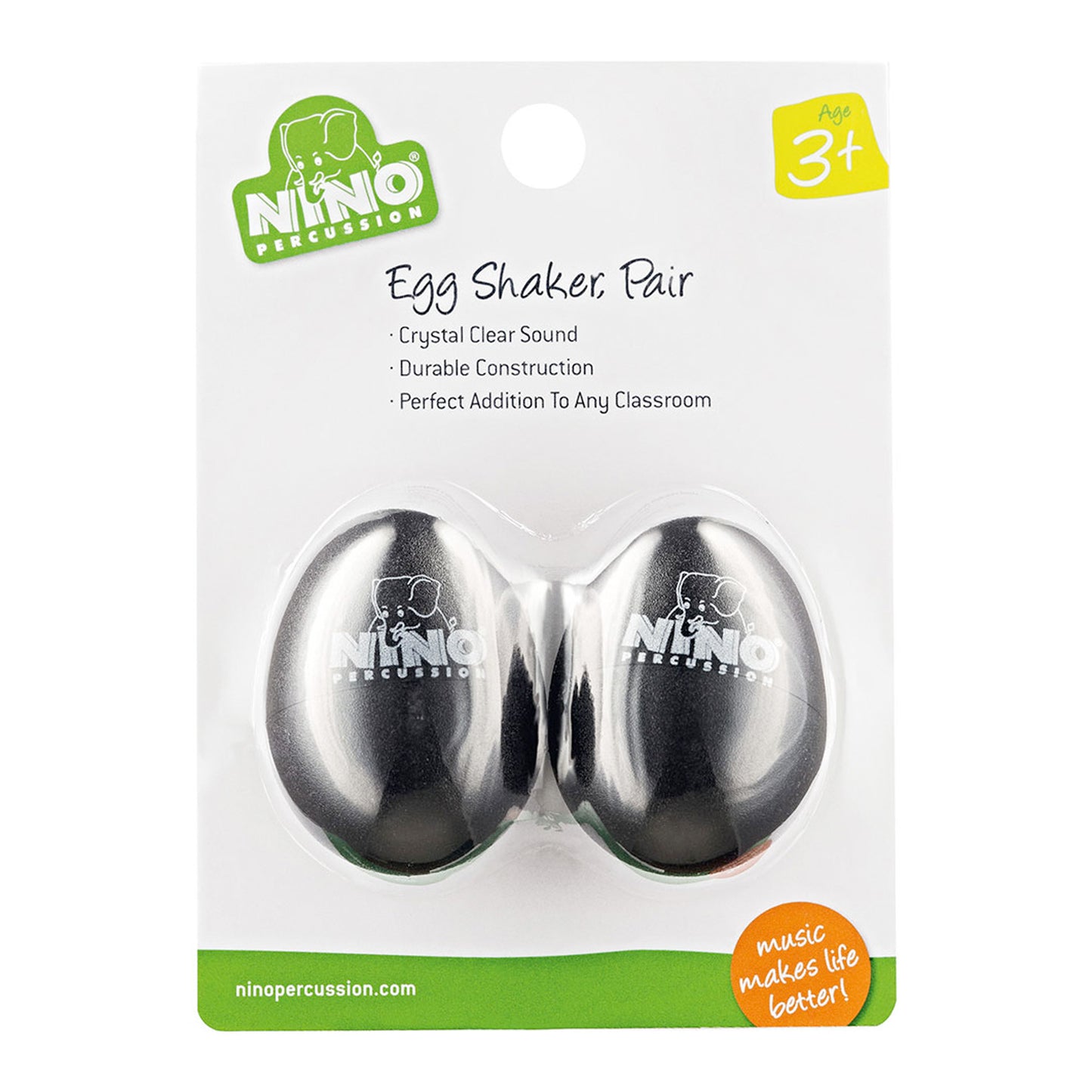 PAIRE OEUF-SHAKER NINO NOIR