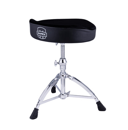 SIEGE BATTEUR MAPEX MOTO ERGONOMIQUE A VIS VELOURS