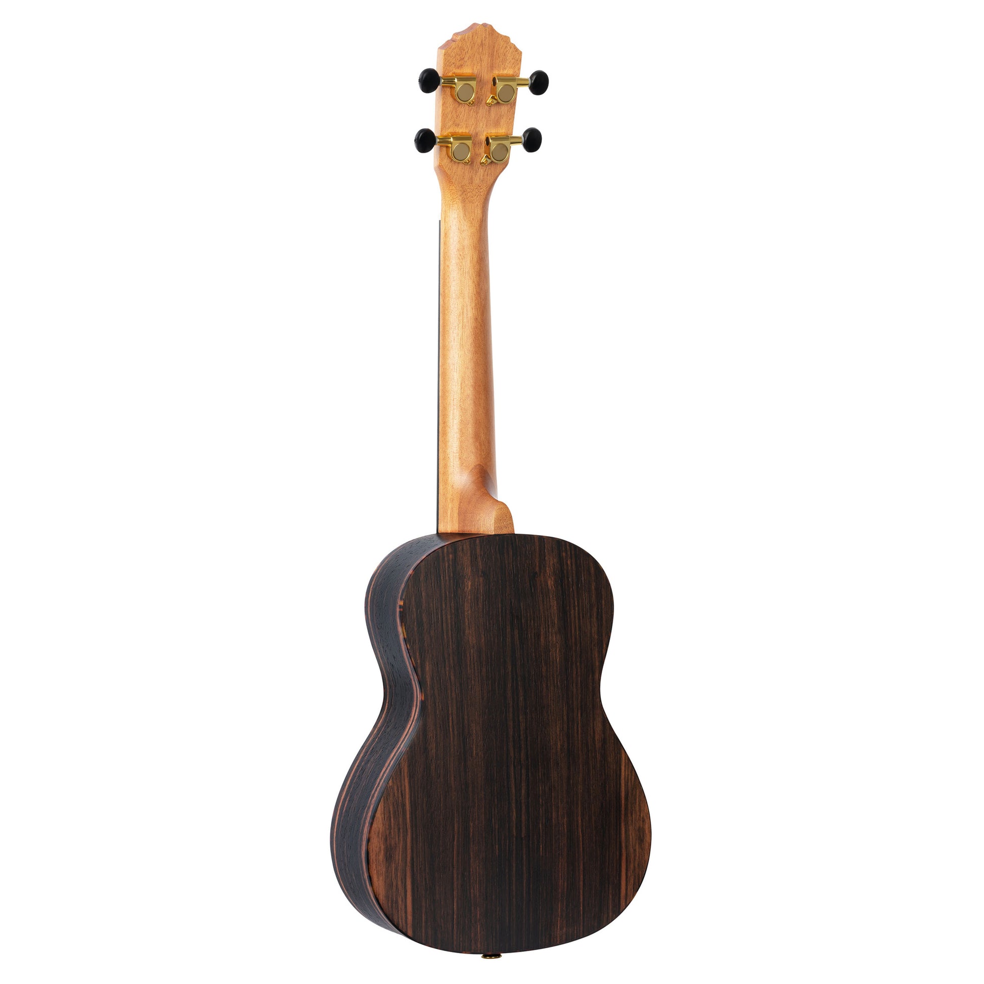 RUEB-CC, modèle Concert, table ébène, fond & éclisses ébène, touche & chevalet noyer, housse deluxe, satiné pores ouverts