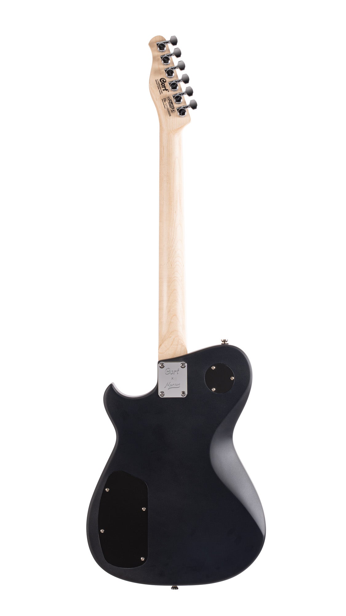 MBM-2P, signature Matt Bellamy, corps tilleul, manche érable, micros Manson & P90,"Kill" bouton, noir satiné