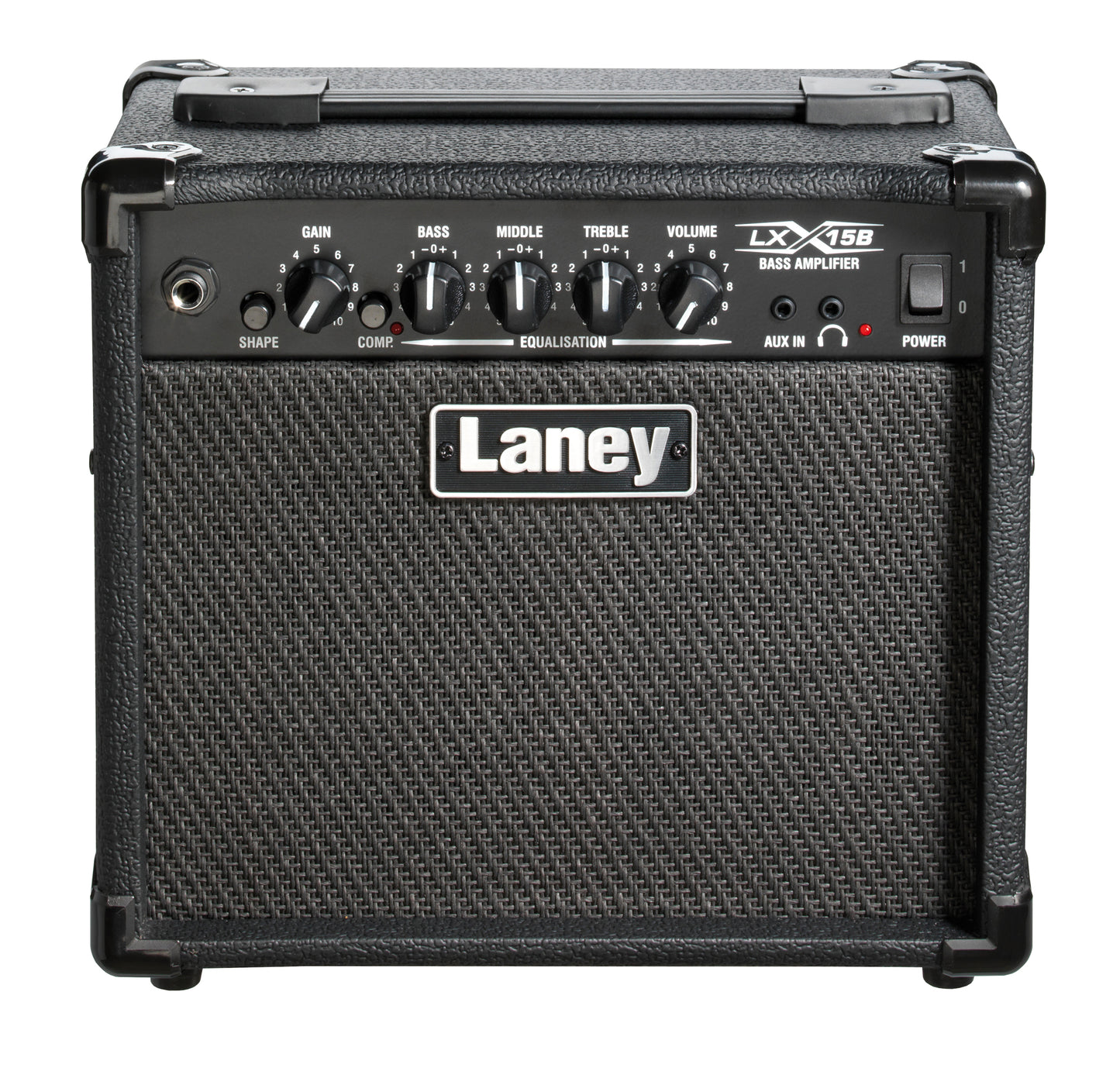 Ampli basse électrique 15W, 2x HP 5", 1 canal avec compresseur commutable, EQ 3 bandes, switch Shape, 6.5 kg, noir