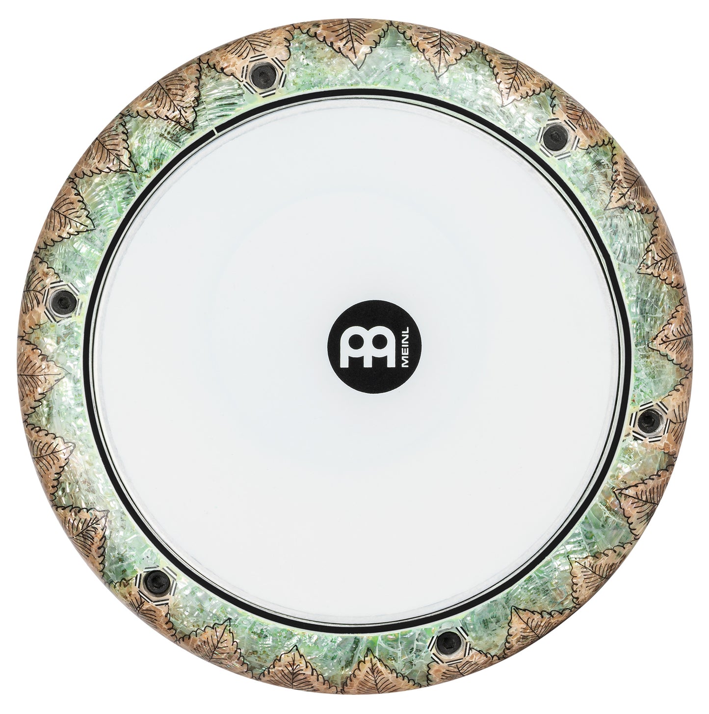Doumbeck Egyptien Mosaik Queen Meinl Artisan 9" mosaïques incrustées white pearl