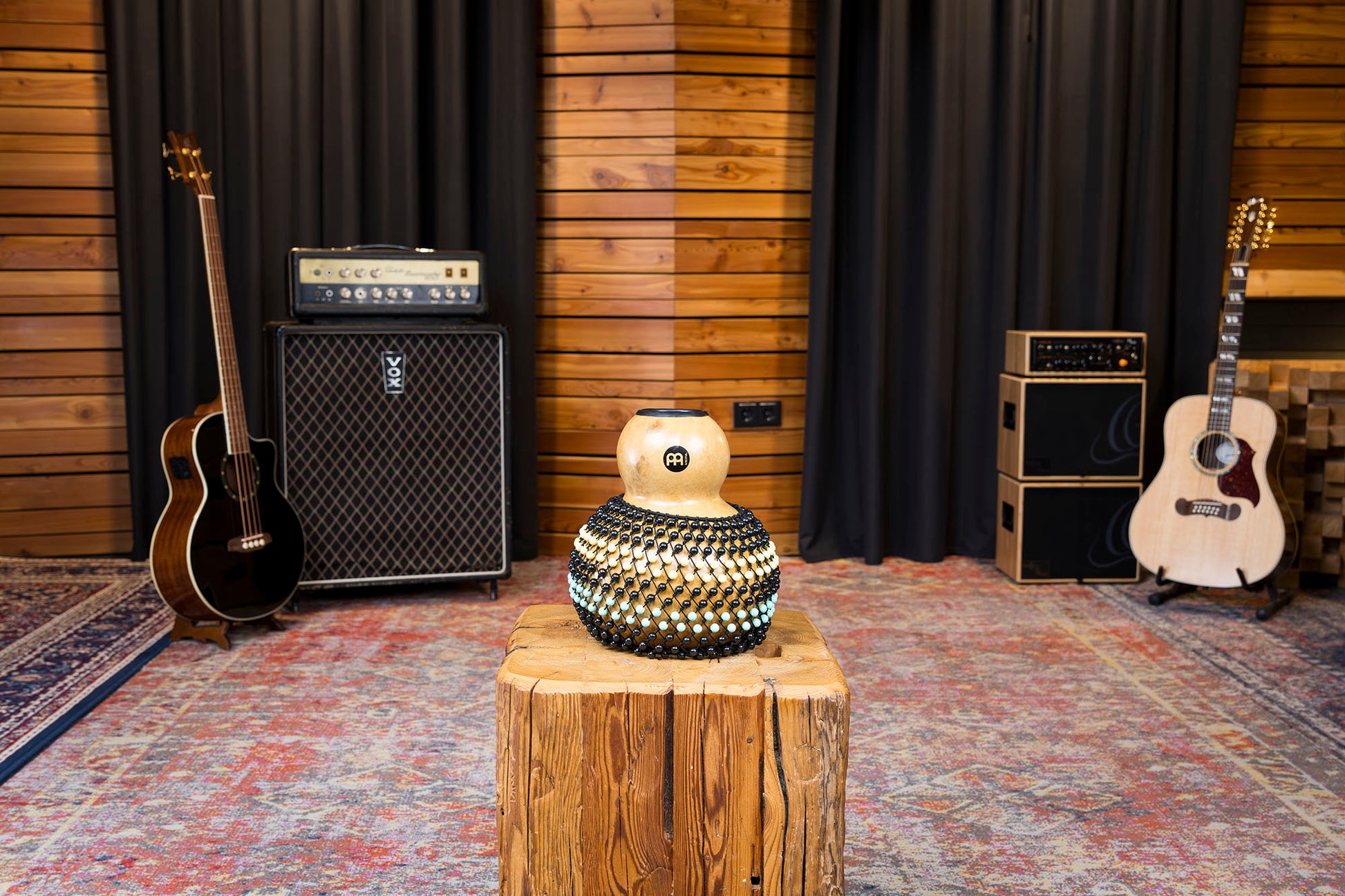 Shekere forme de courge/gourde traditionnel taille Medium