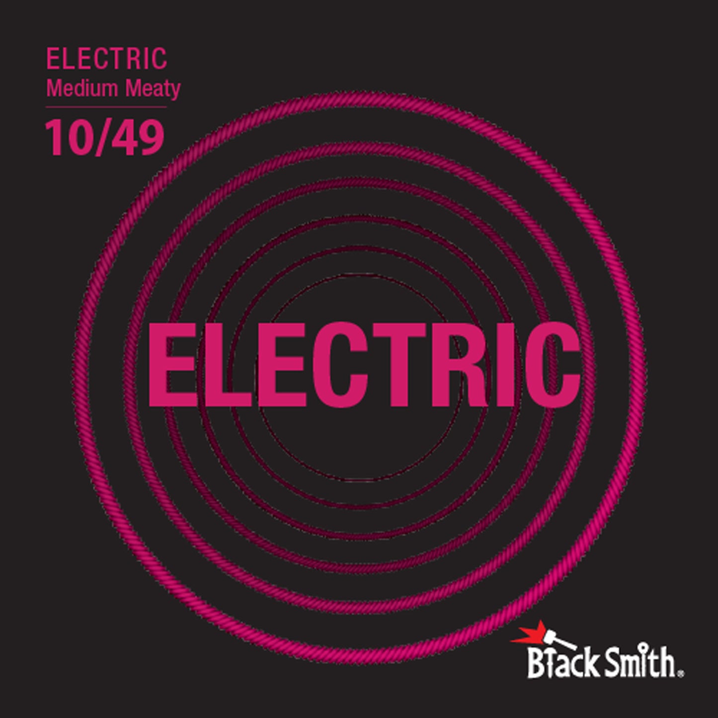 Jeu de cordes"Medium Meaty" pour guitare électrique (10-13-17-28-38-49)