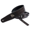 Ortega Cinturino in Pelle Marrone Scuro Croco