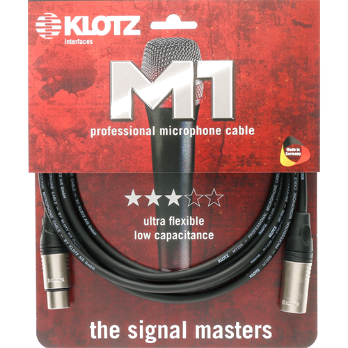 Klotz Cavo Microfono Professionale M1K1FM1000