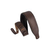 Levy's Tracolla in pelle imbottita con bordo comfort Marrone scuro