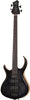 Marcus Miller M7 Swamp Ash-4 LH Nero Trasparente EN